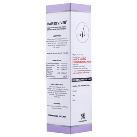 Baksons Homoeopathy Hair Reviver 100 Ml