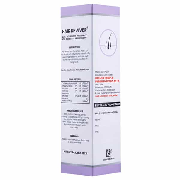 Baksons Homoeopathy Hair Reviver 100 Ml