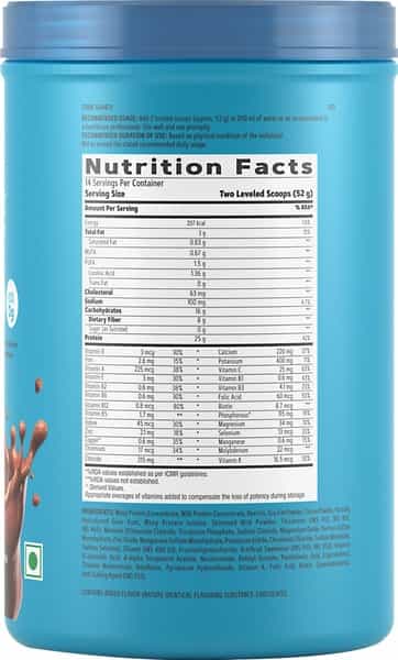 Gnc Total Lean Lean Shake - 207 Calories 25G Protein 8G Fiber - 750 G (Chocolate)