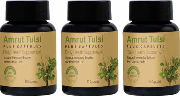 Amrut Tulsi Plus Capsules 30 Capsules (Pack Of 3)