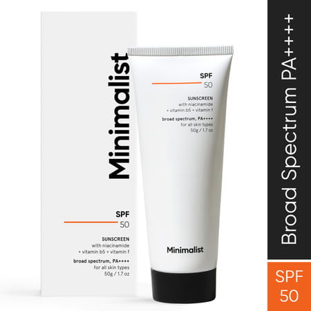 Minimalist Multi Vitamin Spf 50 Pa ++++ Sunscreen For Complete Sun Protection
