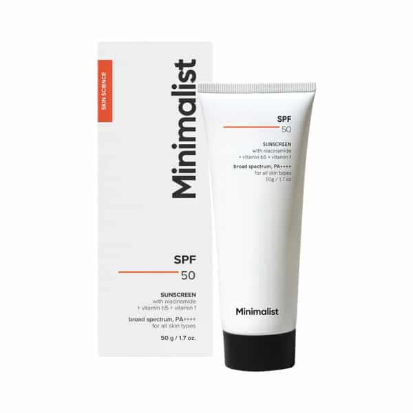 Minimalist Multi Vitamin Spf 50 Pa ++++ Sunscreen For Complete Sun Protection