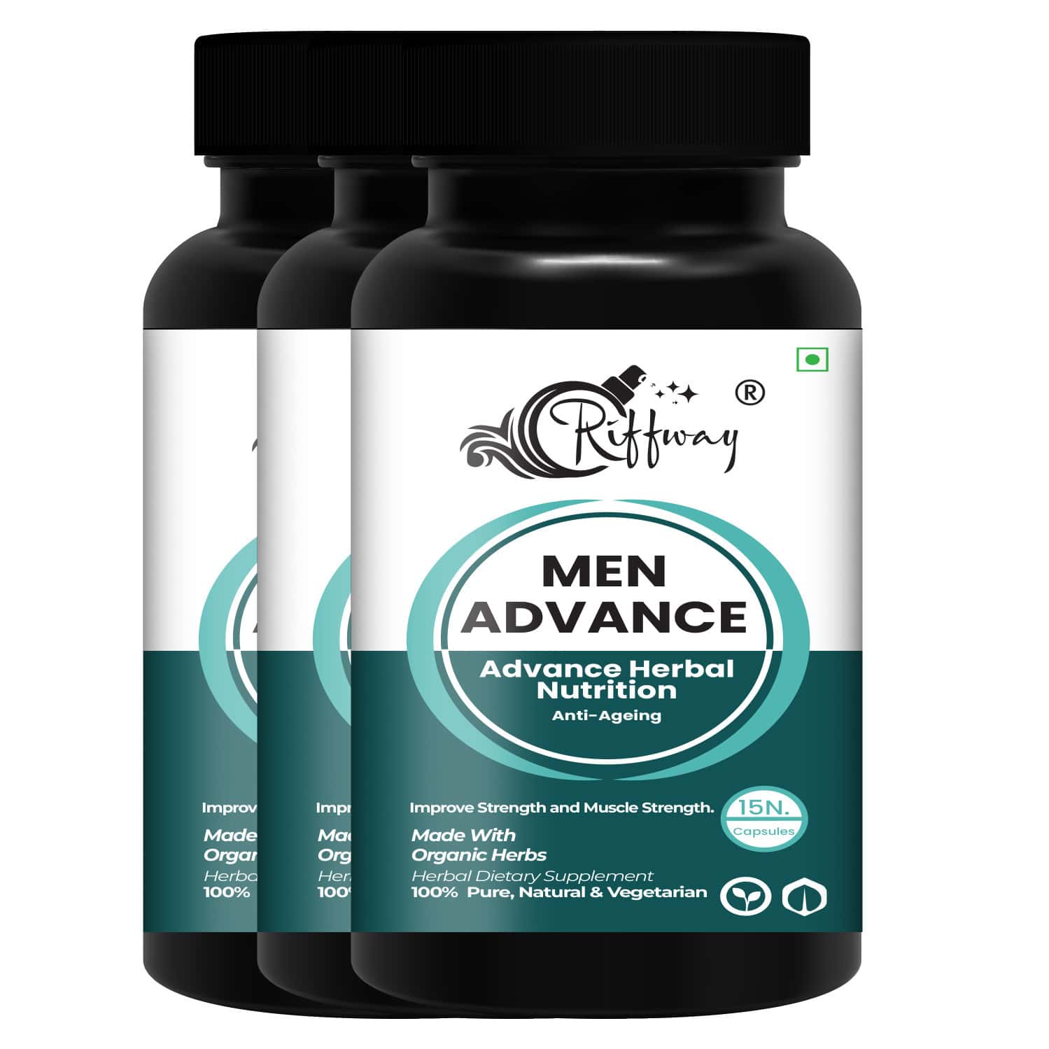 Men Advance Herbal Power Capsule For Men | Overall Cellular Health 100% Ayurvedic (45 Capsules)
