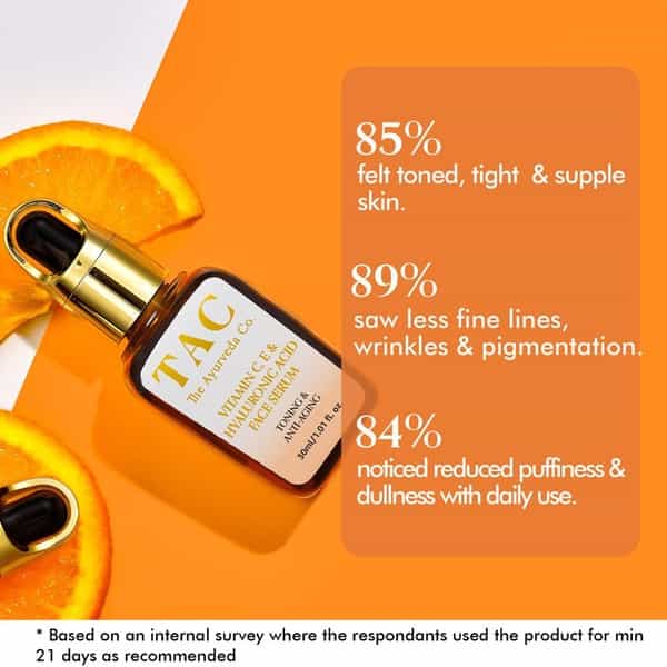 Tac - The Ayurveda Co. Vitamin C Face Serum - 30 Ml