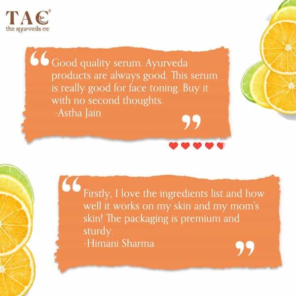 Tac - The Ayurveda Co. Vitamin C Face Serum - 30 Ml