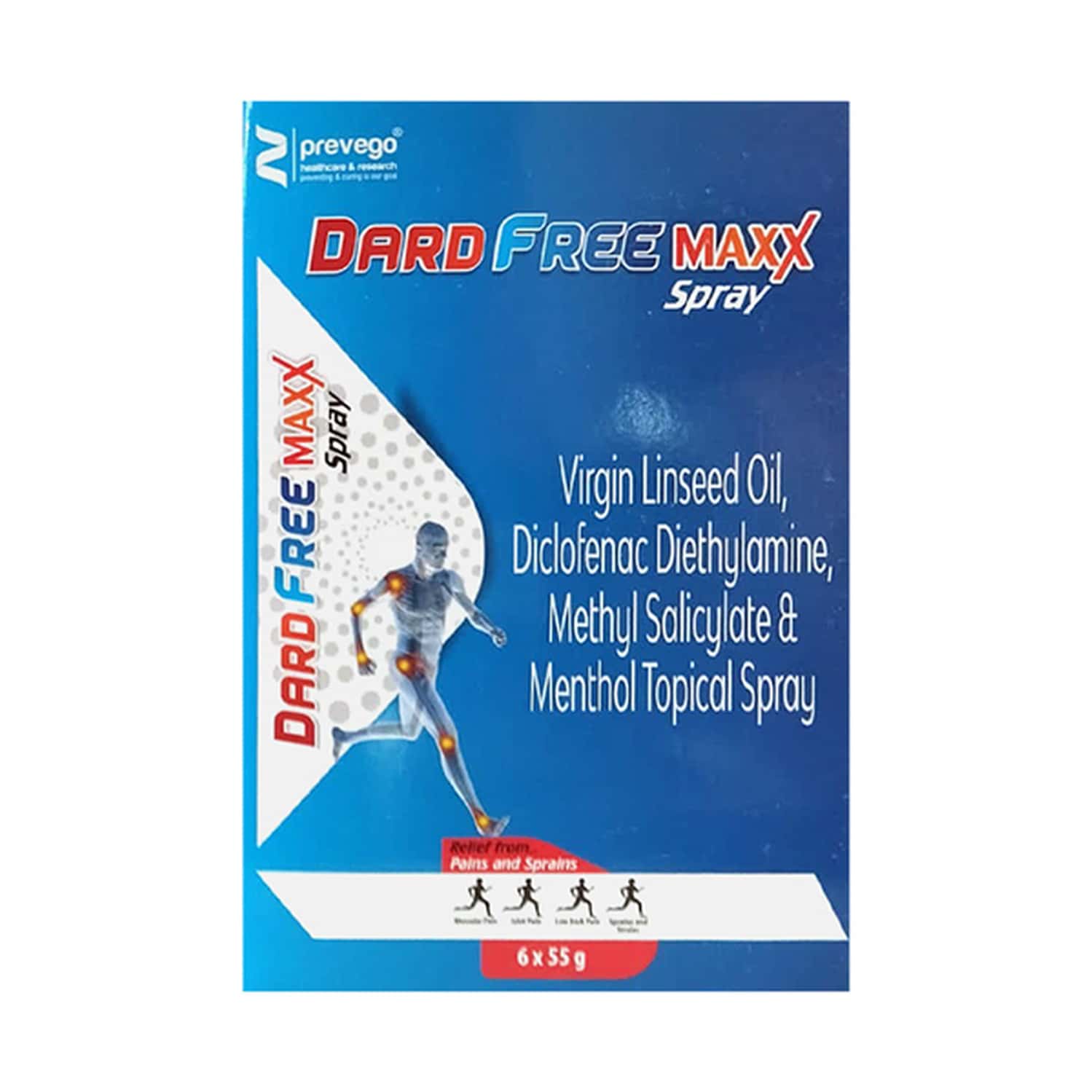 Prevego Dard Free Maxx Spray 55 Gm
