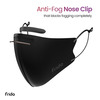 Frido Ultimate Pro Copper Treated Mask|Nose Clip|Ear Loop|Washable|Imported|Small Size (Pack Of 2)
