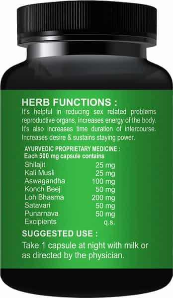 Vigor Ful Capsule For Boost Your Formulation Helps To Increases Timing (15 Capsules) 100% Ayurvedic
