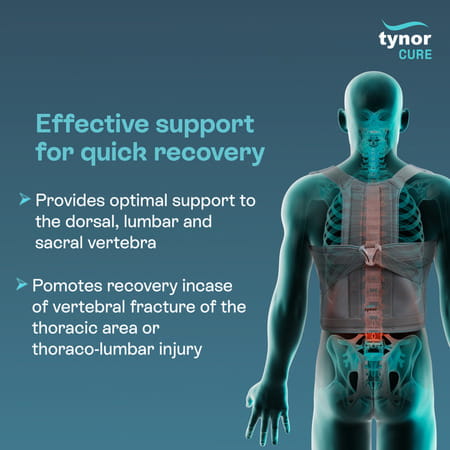 Tynor Taylor'S Brace Short Grey Xxl 1 Unit