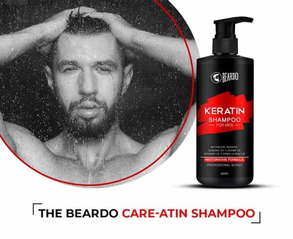 Beardo Keratin Shampoo For Hair Growth & Damage Control - 300 Ml