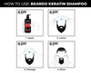 Beardo Keratin Shampoo For Hair Growth & Damage Control - 300 Ml
