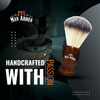 Man Arden Vintage Finish Premium Shaving Brush With Ultra Soft&Absorbent Bristles&Long Handle