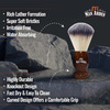 Man Arden Vintage Finish Premium Shaving Brush With Ultra Soft&Absorbent Bristles&Long Handle