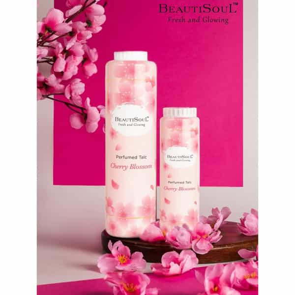 Beautisoul Cherry Blossom Talcum Powder 300Gm | Women | Refreshing Body Talc For Daily Use