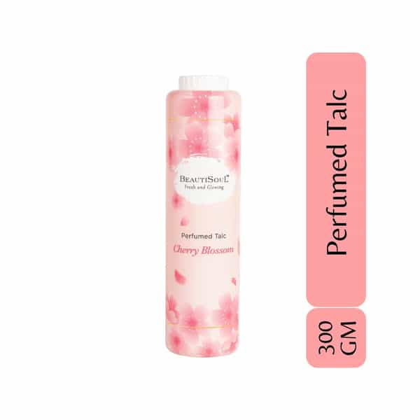Beautisoul Cherry Blossom Talcum Powder 300Gm | Women | Refreshing Body Talc For Daily Use