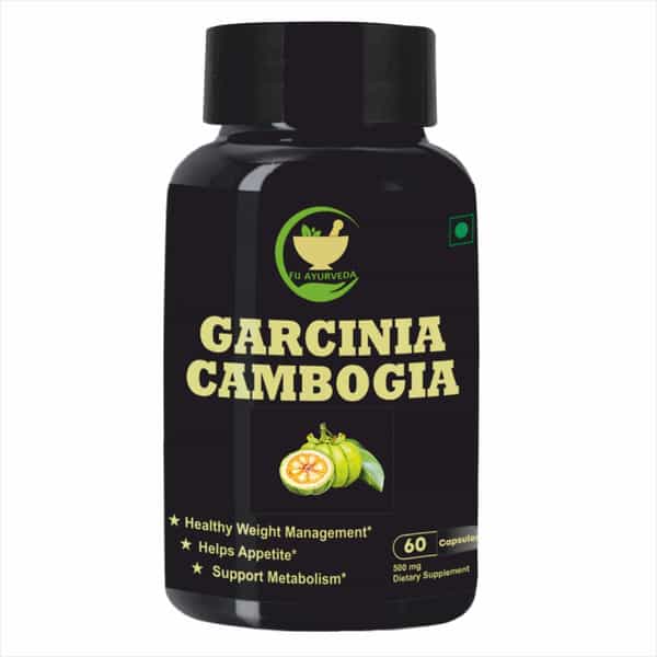 Fij Ayurveda Garcinia Cambogia Capsule With Green Tea & Green Coffee Extract - 500Mg 60 Capsules