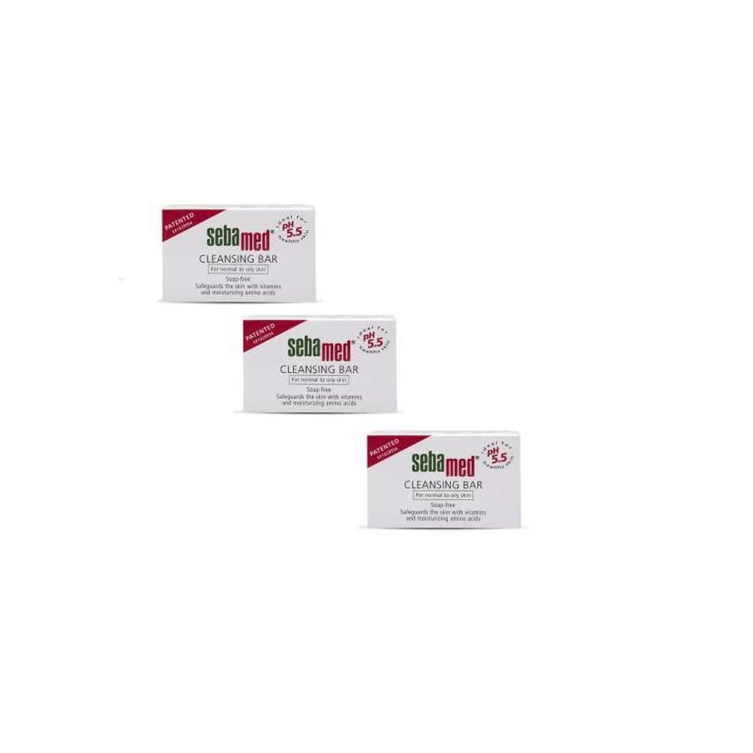 Sebamed Cleansing Bar For Men And Women 3 X 100g