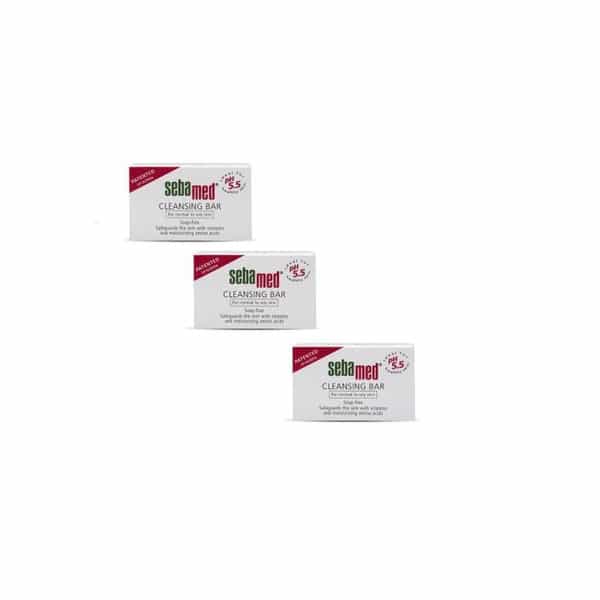 Sebamed Cleansing Bar For Men And Women 3 X 100G