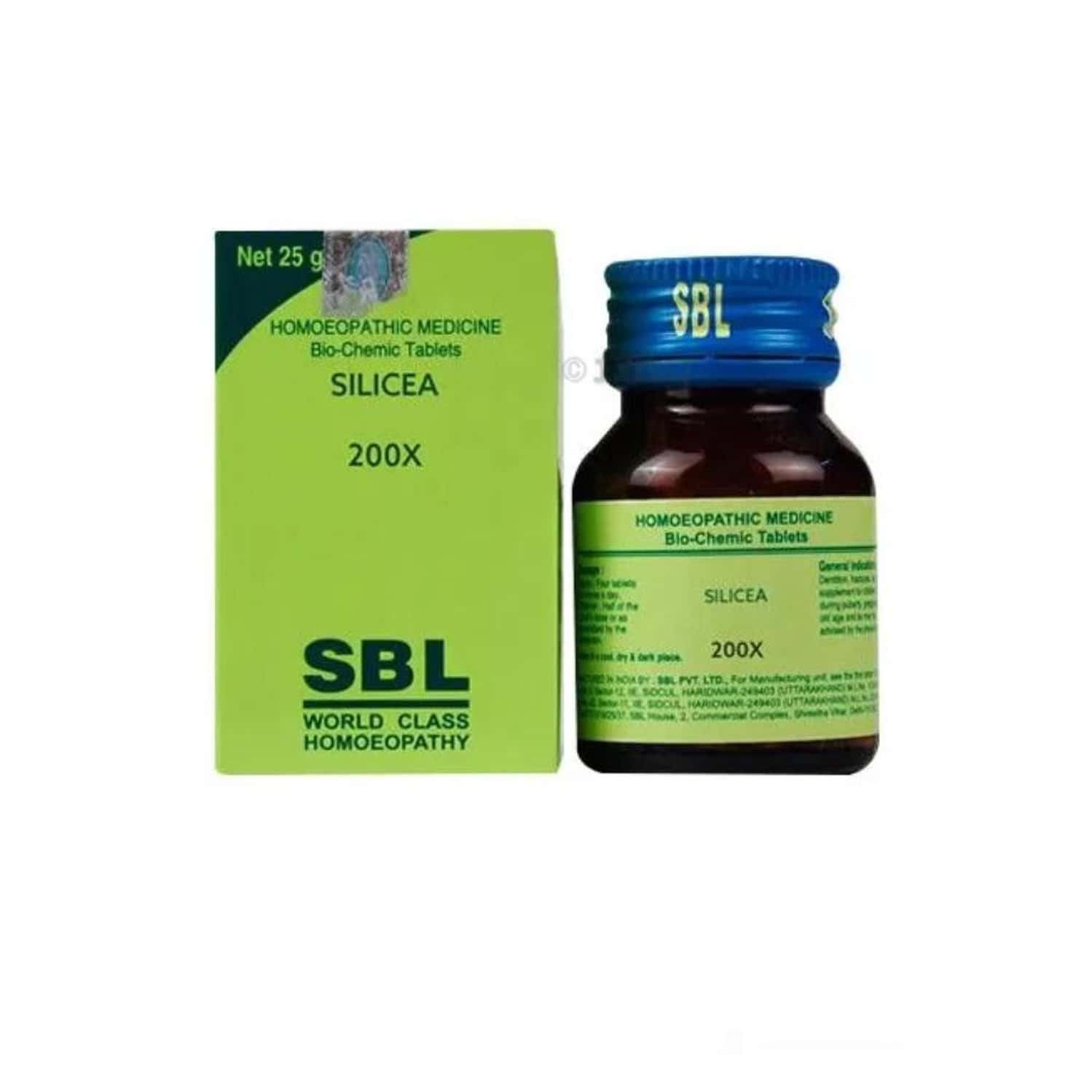Sbl Silicea Biochemic Tablet 200x 25 Gm Pack Of 2