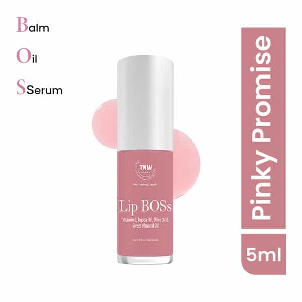 Tnw The Natural Wash Lip Boss Lip Gloss Pinky Promise | Hydrating Shine & Lightweight 5 Ml