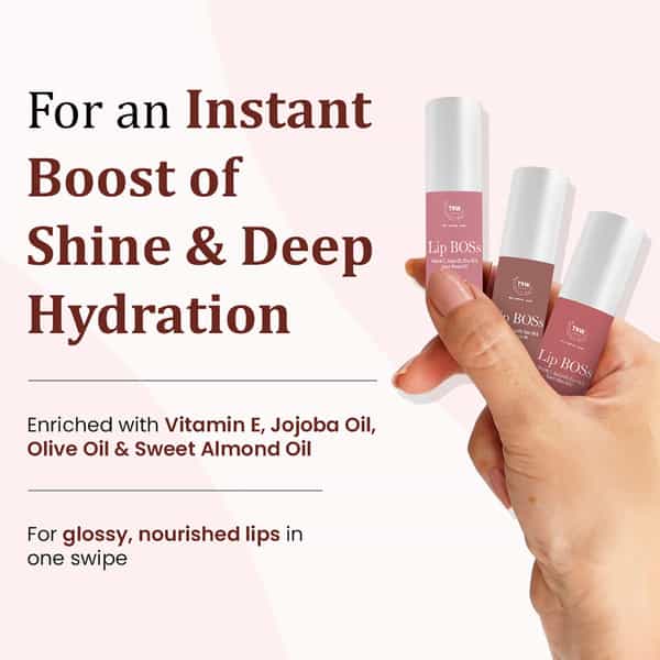 Tnw The Natural Wash Lip Boss Lip Gloss Pinky Promise | Hydrating Shine & Lightweight 5 Ml