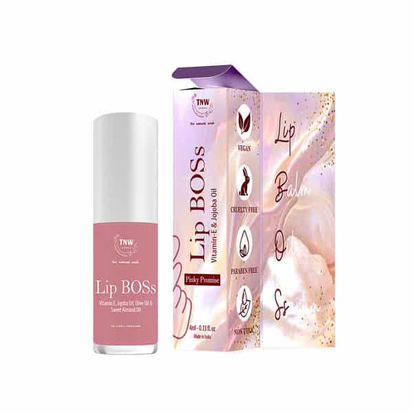 Tnw The Natural Wash Lip Boss Lip Gloss Pinky Promise | Hydrating Shine & Lightweight 5 Ml