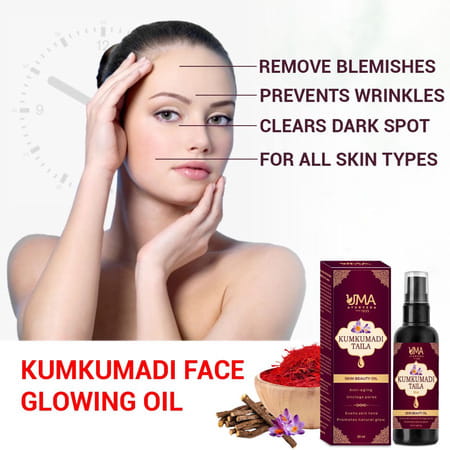 Uma Ayurveda Kumkumadi Tailam | For All Skin Types And No Side Effects - 30ml