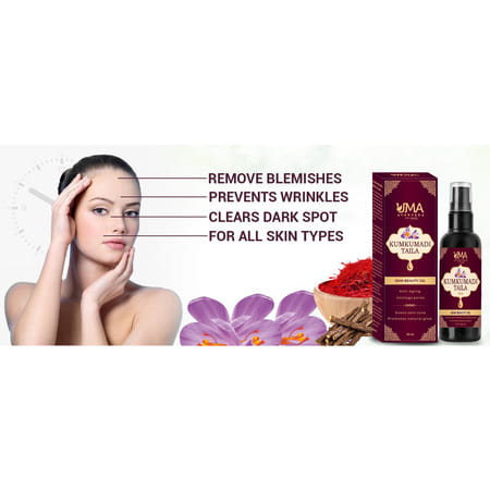 Uma Ayurveda Kumkumadi Tailam | For All Skin Types And No Side Effects - 30ml