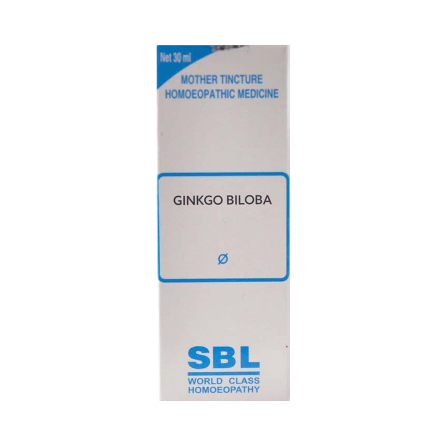 Sbl Ginkgo Biloba Mother Tincture Q 30 Ml Pack Of 3