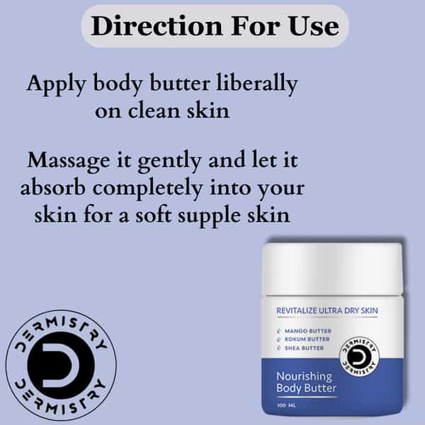 Dermistry Sensitive Dry Skin Moisturizer Shea Mango Coffee Butter & Calming Soothing Body Lotion