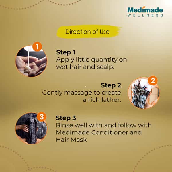Medimade Volumizing Rice Water Shampoo - 300 Ml