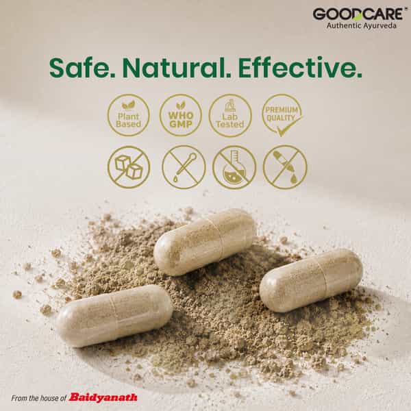 Goodcare (From The House Of Baidyanath) Ezi Slim With Kalimarich | Lasun And Guggulu - 60 Capsules