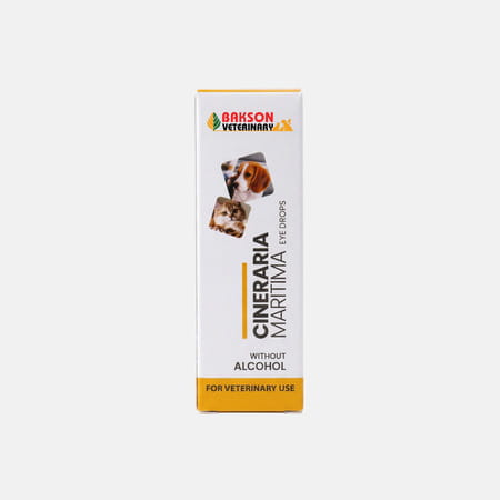 Baksons Veterinary Cineraria Maritima Eye Drops | For Veterinary Use | No Alcohol | Bottle Of 10 Ml