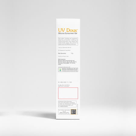 Brinton Uv Doux Spf 50 Pa+++ For All Skin Types Silicone Sunscreen Gel 10 Gm