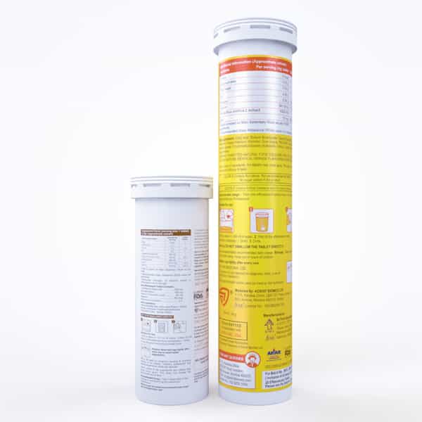Glutone 1000 & Escor-Z - Setria Glutathione With Vitamin C Orange Flavor Tablets (Skin Glow Combo)