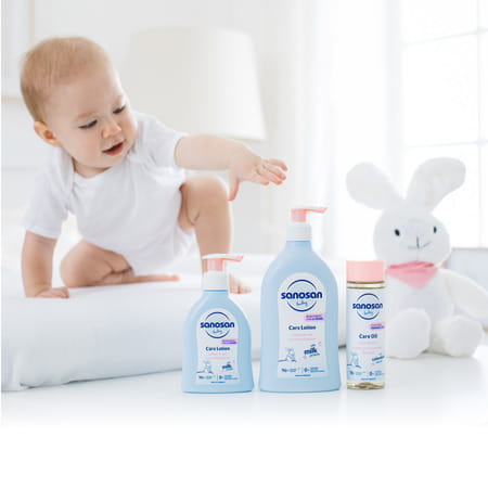 Sanosan Milk Protein Formula Daily Moisturising Milky Lotion Mild & Gentle | Newborn Baby - 200ml
