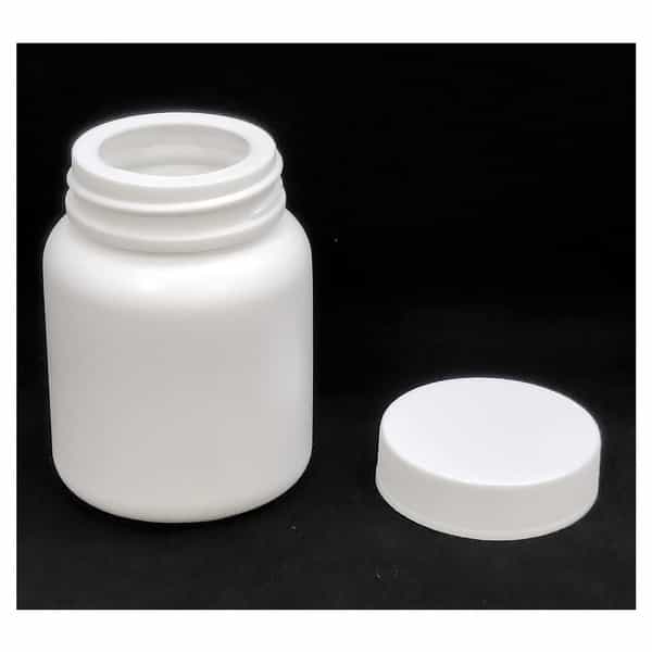 Patco - 60Ml White Hdpe Empty Bottle For Capsules & Tablets - For Ayurvedic Powder Storage (100 Pcs)