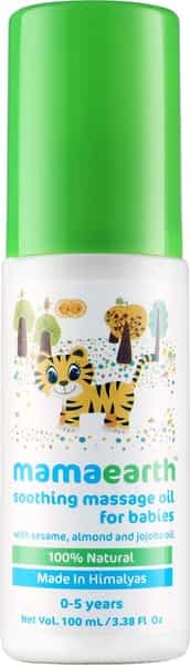 Mamaearth Soothing Massage Oil For 0-5 Yrs Babies 100Ml
