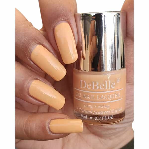 Debelle Gel Nail Polish Gift Set Of 2 - Almond Blush | Peachy Passion(Peach) - 16Ml (8 Ml Each)