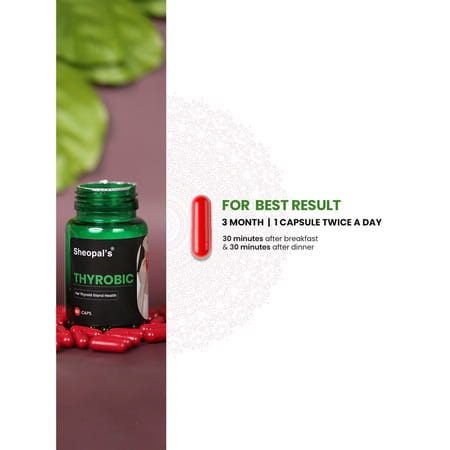 Sheopal'S Pilohem For Hemorrhoids & Thyrobic For Thyroid 60+60 Caps & 30ml Oil