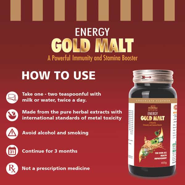 Mbdhwellness Eye Care+Genius Gold+Energy Gold Malt-Herbal Immunity Vision & Brain Booster