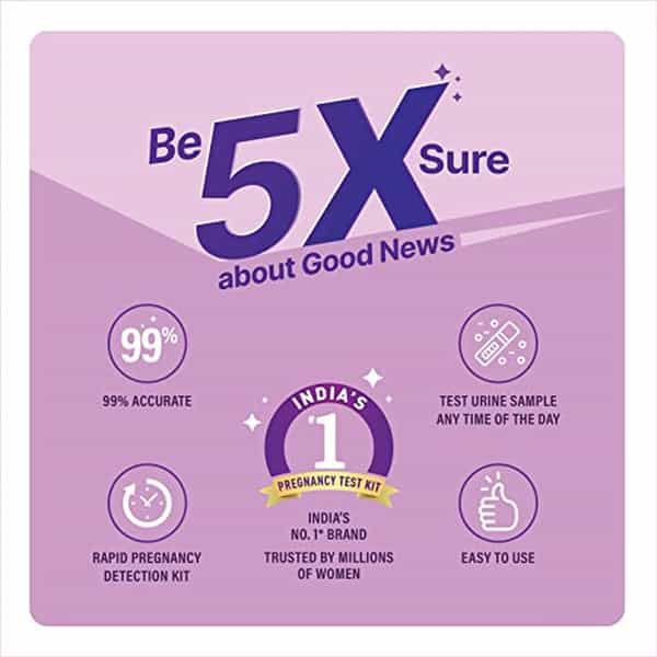 Prega News At Home One Step Urine Hcg Pregnancy Test Kit (4 Tests)