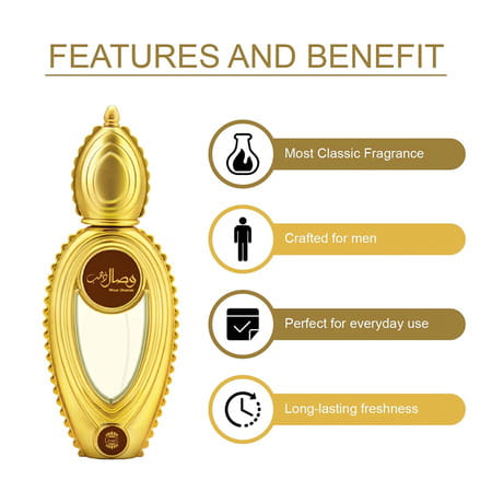 Ajmal Wisal Dhahab Edp 50Ml Perfume For Men And Raindrops Femme Deodorant 200Ml For Women