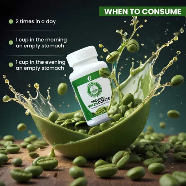 Sheopal's Green Coffee Beans With Chlorogenic Acid- 200Gm