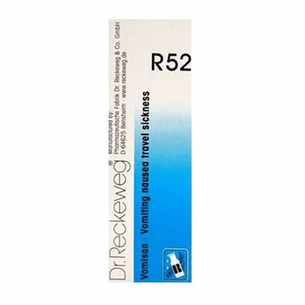 Dr. Reckeweg R 52 Vomiting Nausea And Travel Sickness Drops 22 Ml