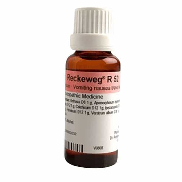 Dr. Reckeweg R 52 Vomiting Nausea And Travel Sickness Drops 22 Ml
