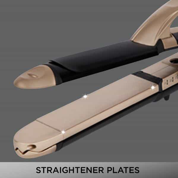 Vega 3 In 1 Hair Styler Straightener Curler & Crimper (Vhscc-01) Black