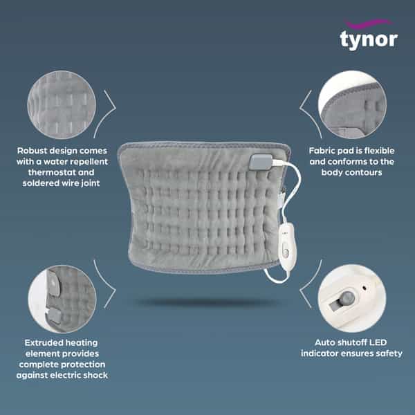 Tynor Heating Pad Grey Standard 1 Unit