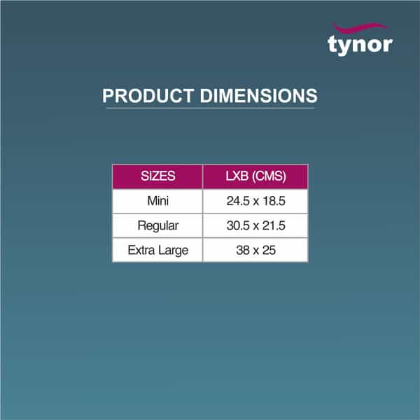 Tynor Heating Pad Grey Standard 1 Unit