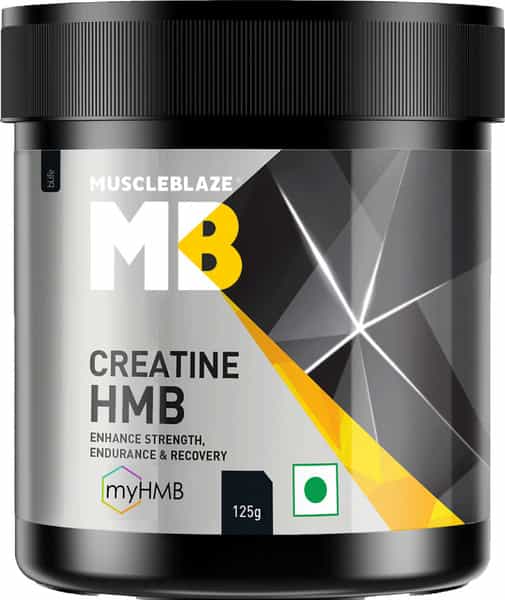 Muscleblaze Creatine Hmb With Myhmb|Strength Power & Endurance|Muscle Protein Synthesis (125 G)
